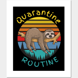 Quarantine Routine Posters and Art